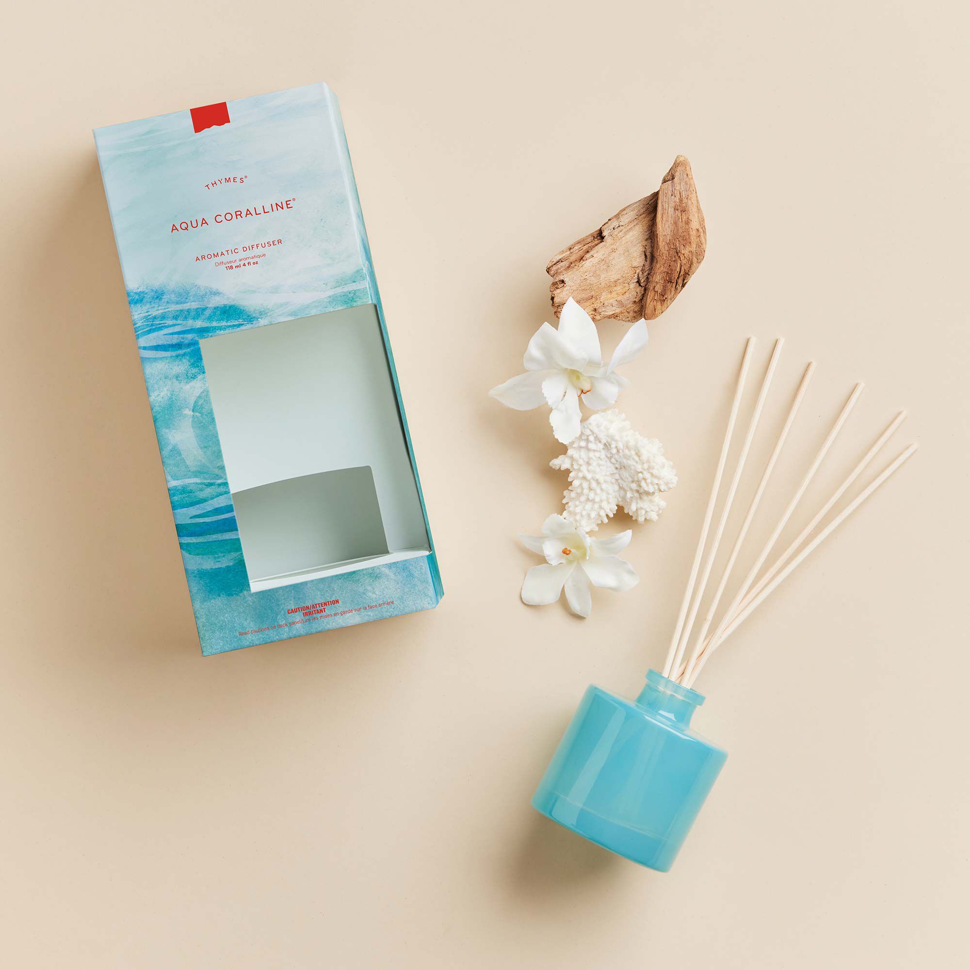Alternative view of Aqua Coralline Petite Reed Diffuser