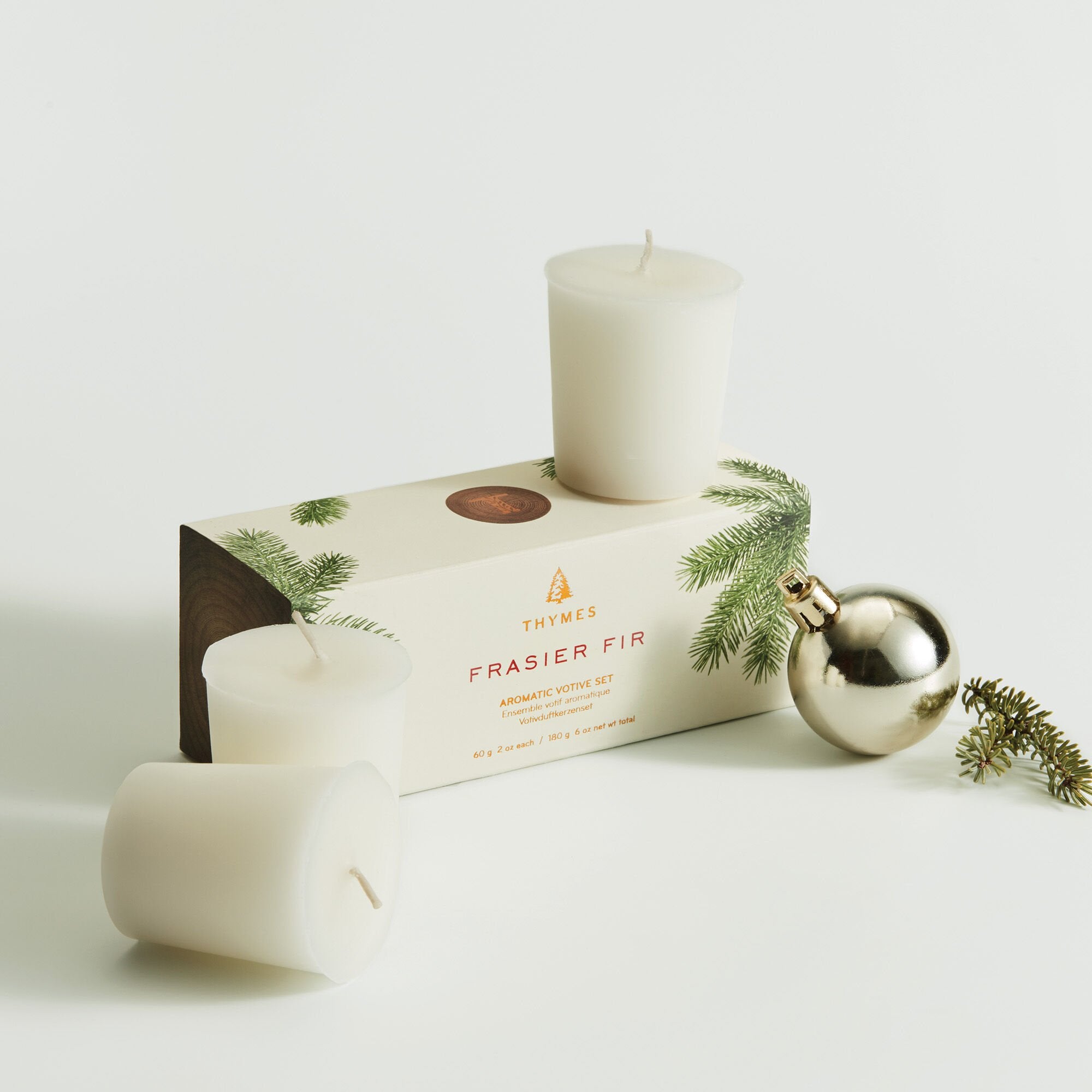 Alternative view of Frasier Fir Votive Candle Set