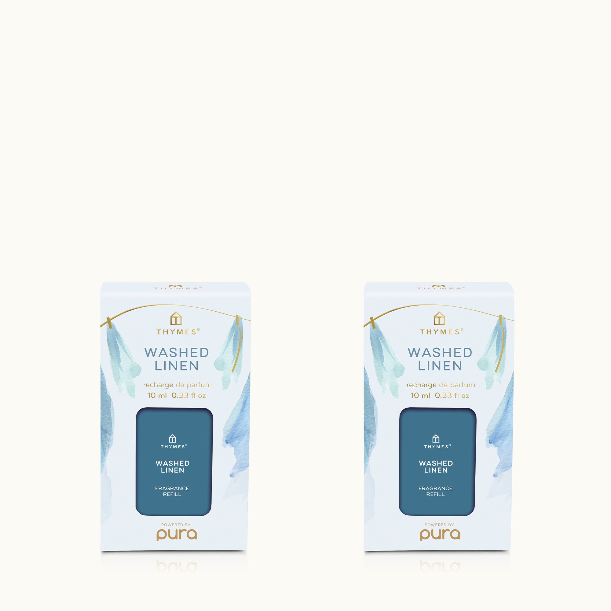 Washed Linen Pura Diffuser Refill 2-Pack Bundle